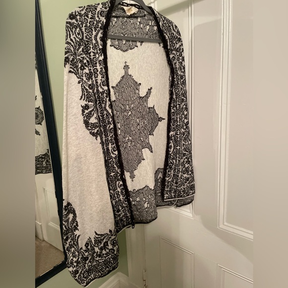 Unique boho open sweater with cuffs - M/LP - Picture 2 of 6